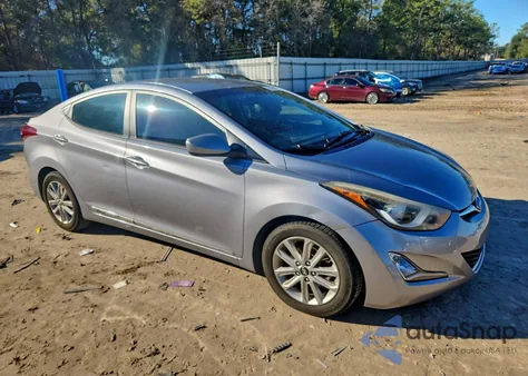 2016 Hyundai Elantra Se из США, поврежденный, VIN 5NPDH4AE3GH772422